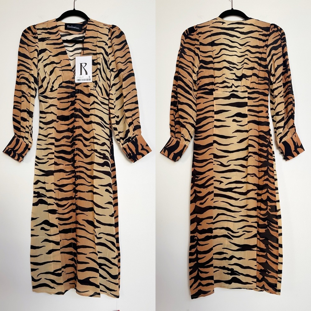 Realisation Par Vivienne Dress in Tiger Size XS NEW NWT